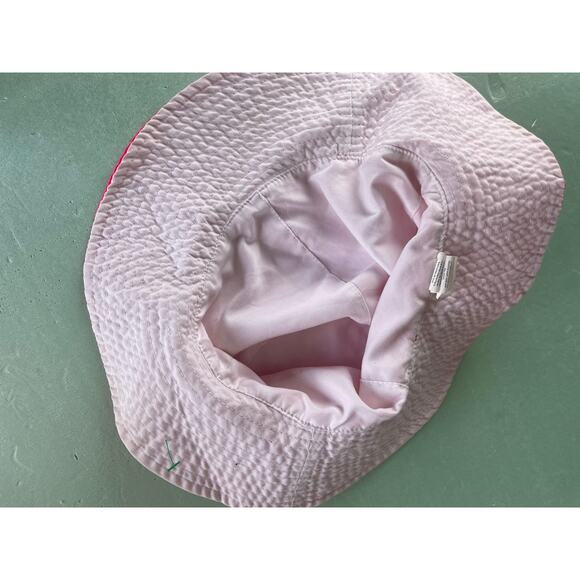 Carter's Toddler Sun Hat Pink with White Polka Dots Sun Hat 4-8 - Picture 3 of 10